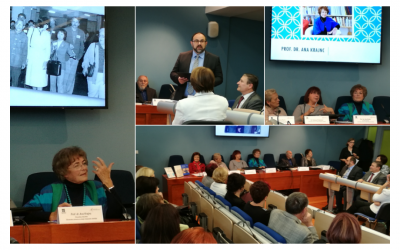 Round table in Honour of the Jubilee of Prof Dr Ana Krajnc