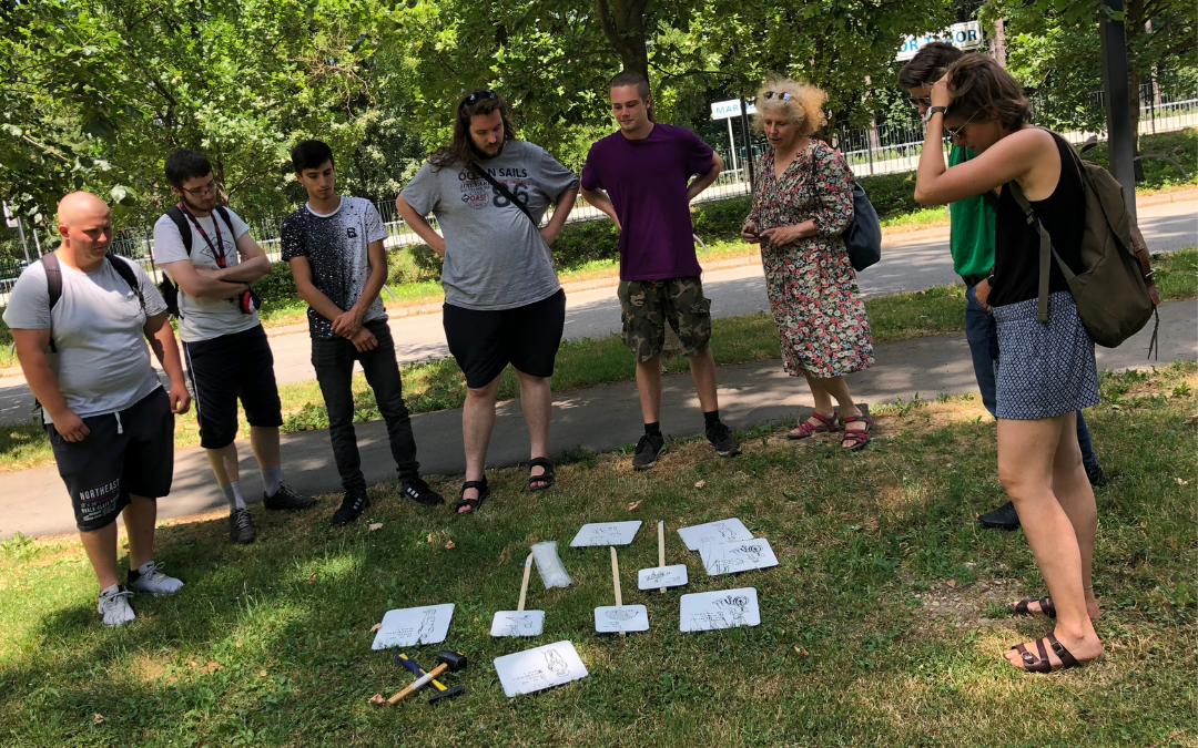 Participants of PLYA carried out an urban intervention – an example of successful cooperation of the PLYA programme with the local environment