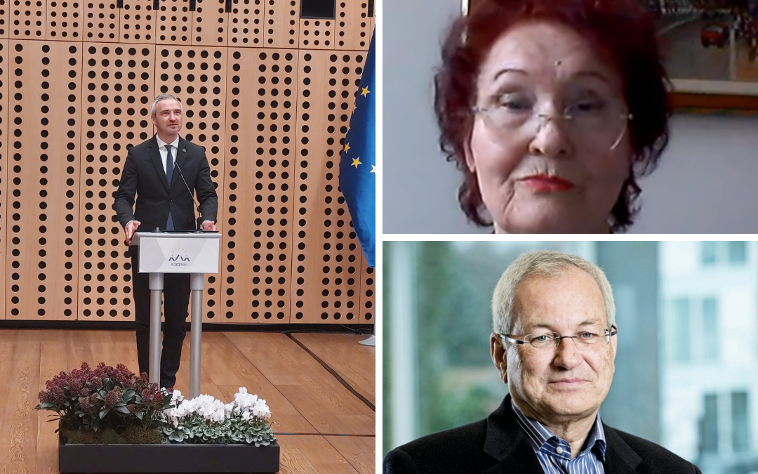 Naslovnica - minister, Jožica Puhar in predstavnik AGE