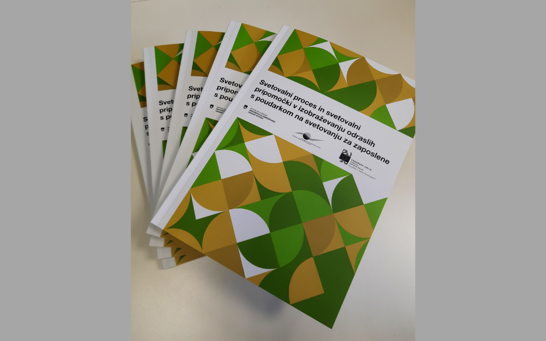 Naslovnica priročnika Svetovanje za zaposlene