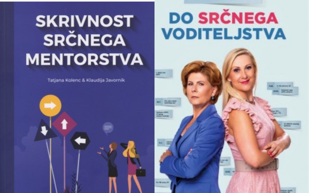 Naslovnici obeh knjig