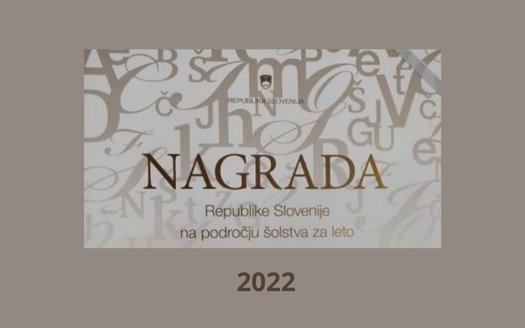 Razpis za nagrade na področju šolstva