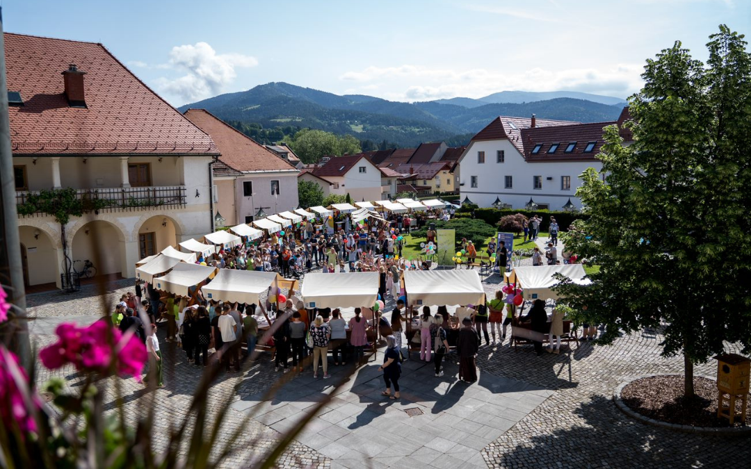 Idilični atrij dvorca Rotenturn