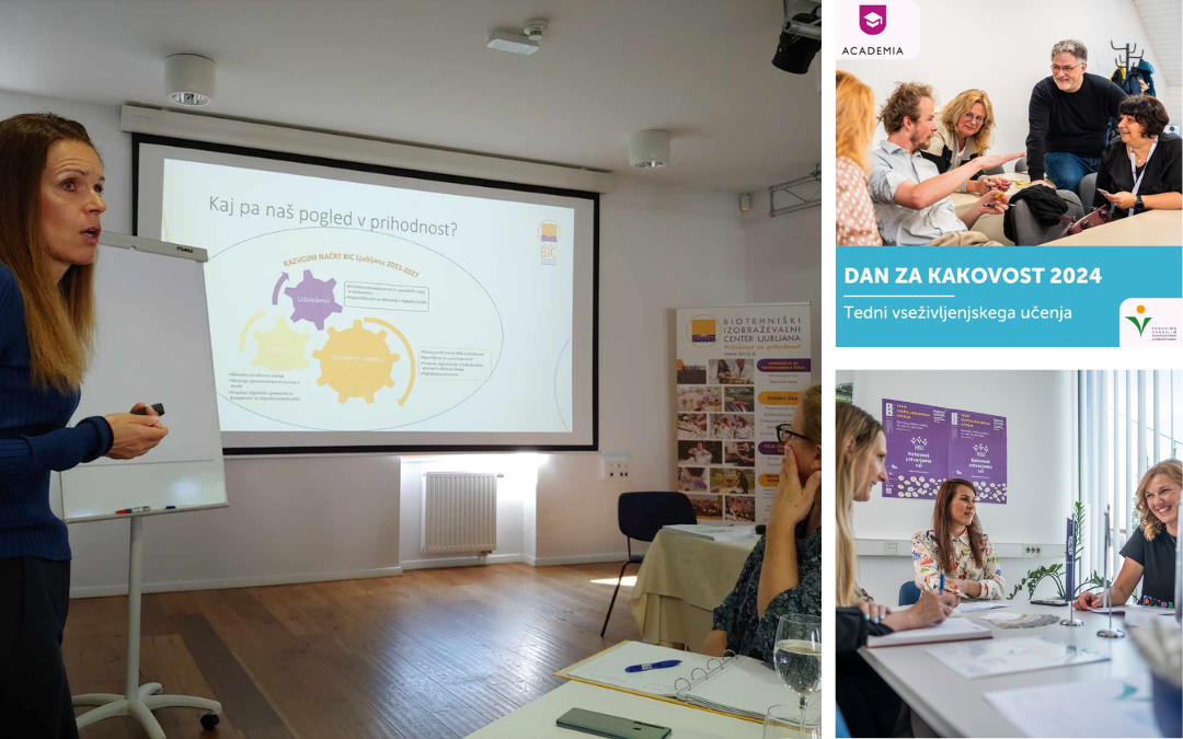 Dan za kakovost na BIC, Academii, B&B Dan za kakovost na BIC, Academii, B&B