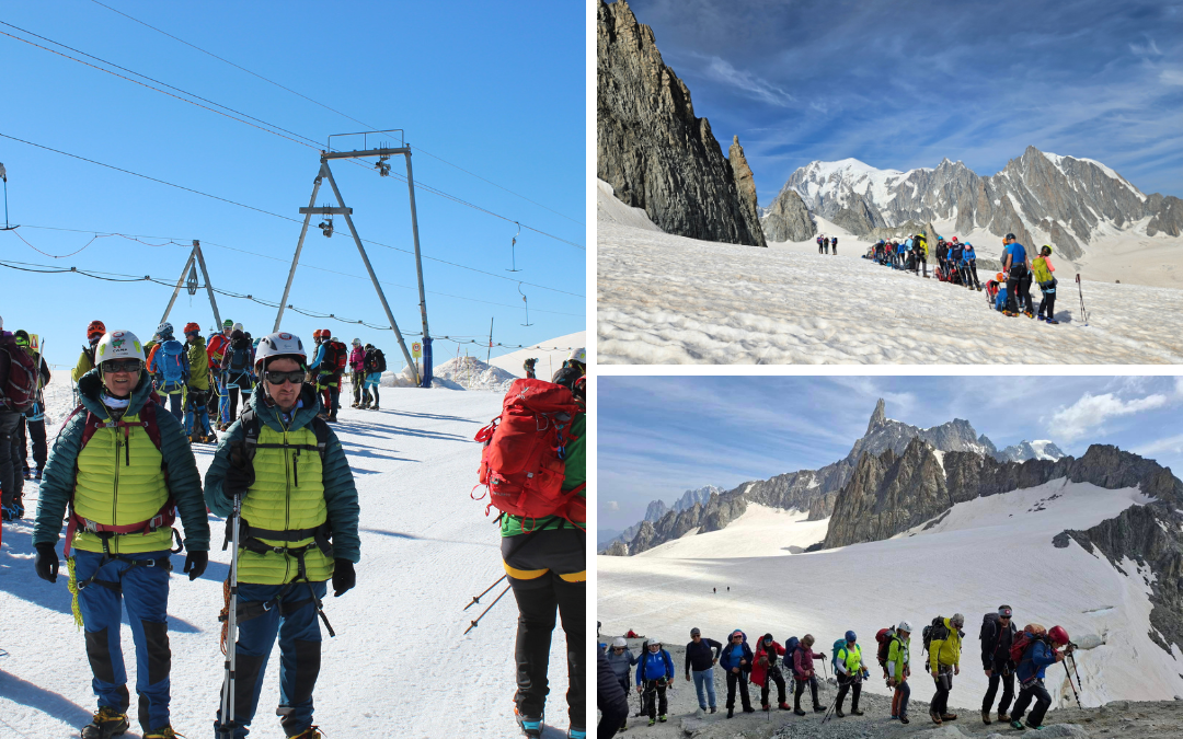 Breithorn in ledenik pri Mont Blancu (1) Breithorn in ledenik pri Mont Blancu