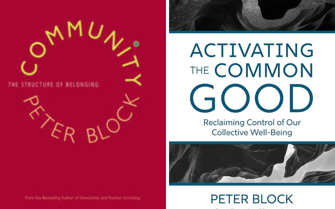 Naslovnici dveh knjig P. Blocka