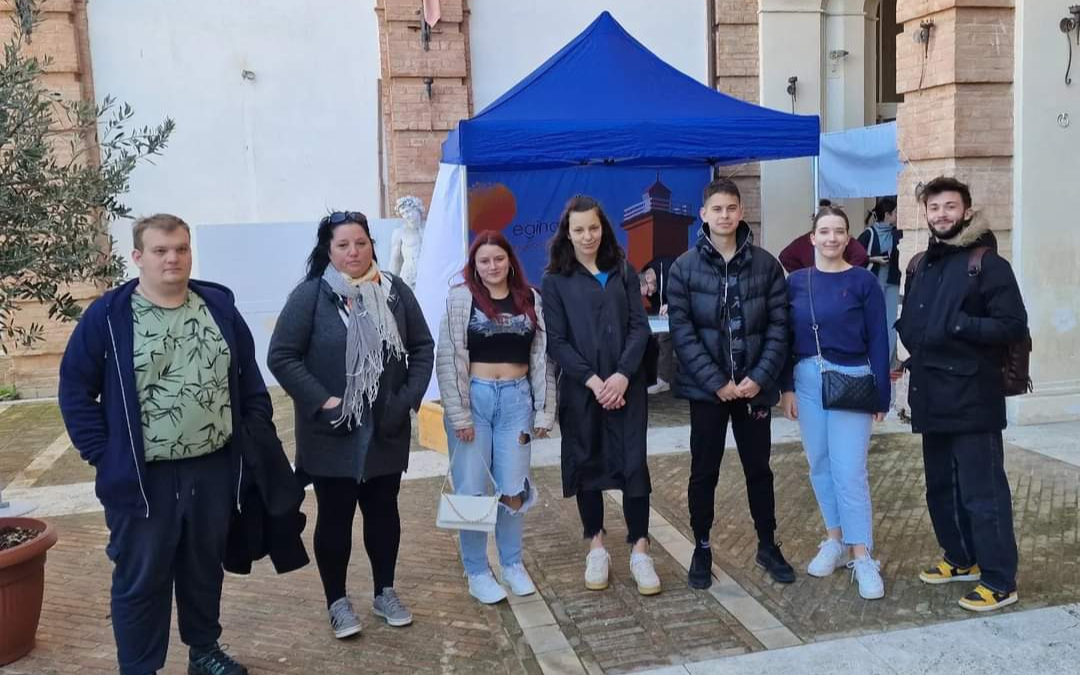 Postojna PLYA participants took part in the C.R.E.A. CULTURA event on an Erasmus+ exchange in Italy
