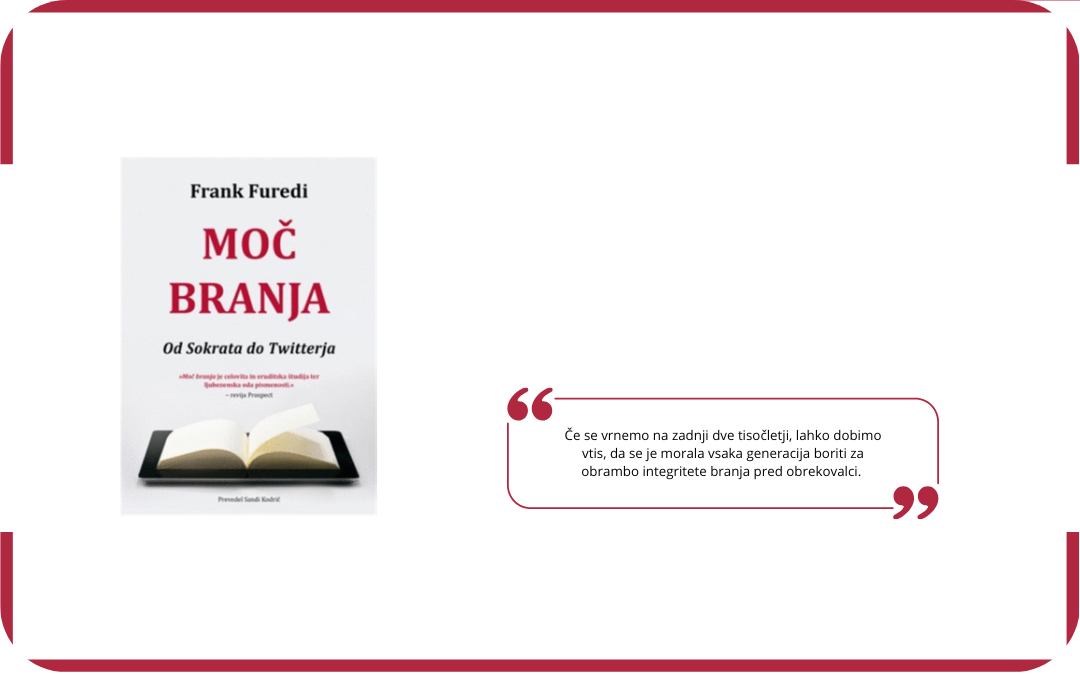 Moč branja - naslovnica in citat