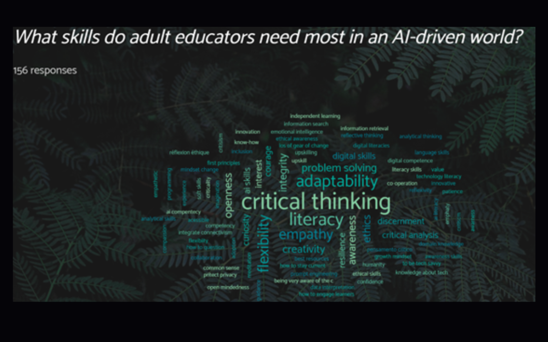 Posnetek zaslona rezultatov odgovorov udeležencev spletnega seminarja na vprašanje, ki ga je zastavila Annapurna Ayyappan v svoji predstavitvi Posnetek zaslona rezultatov odgovorov udeležencev spletnega seminarja na vprašanje, ki ga je zastavila Annapurna Ayyappan v svoji predstavitvi