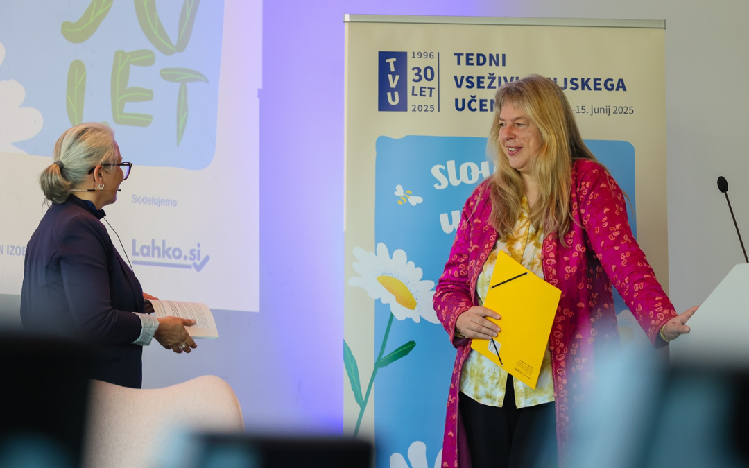 Isabell Kempf z moderatorko Alenko Štrukelj Isabell Kempf z moderatorko Alenko Štrukelj