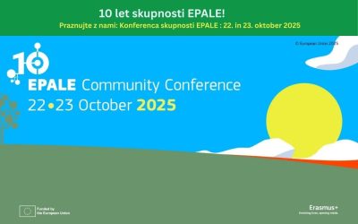 Konferenca skupnosti EPALE 2025: Prehodi, ki nas oblikujejo