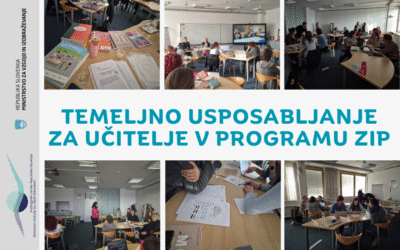 Temeljno usposabljanje za učitelje v ZIP: zadnja izvedba pred prenovo