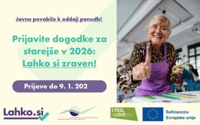 LAHKO SI ZRAVEN! za starejše v letu 2026