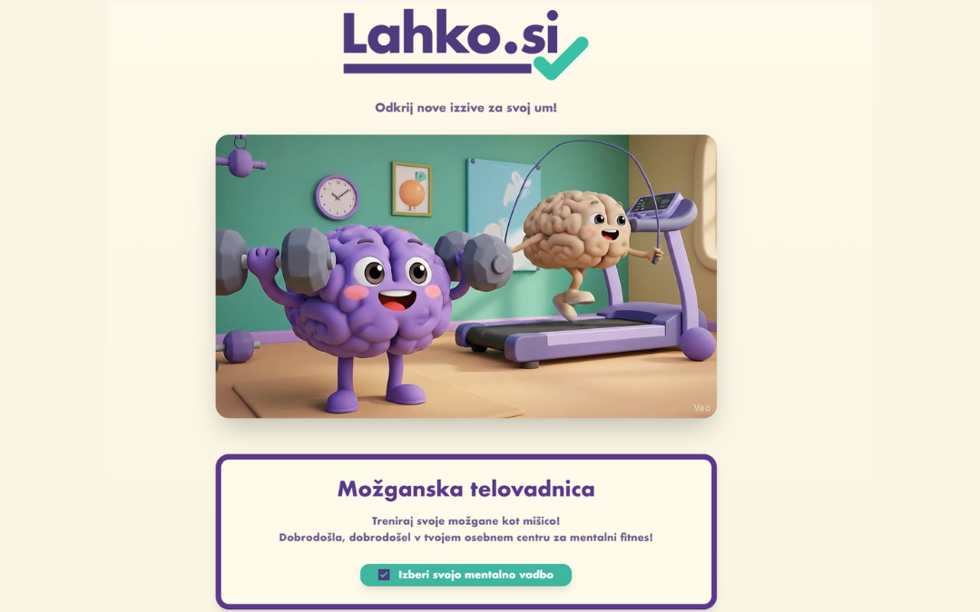 Krepimo radovednost: možganska telovadnica na Lahko.si