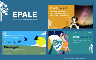 Oktobrski utrinki z EPALE: prihodnost, osnovne spretnosti in skupnost