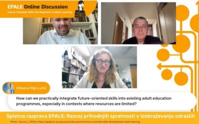 Prisluhnite spletni razpravi EPALE o spretnostih prihodnosti