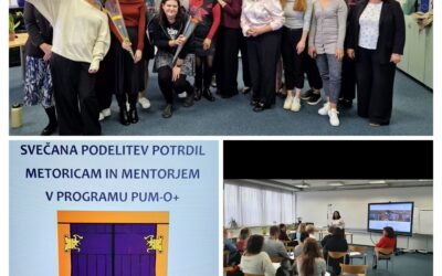 Svečana podelitev potrdil novim mentorjem programa PUM-O+
