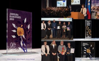 Jabolka kakovosti 2025: priznanja za odličnost v mednarodnem sodelovanju