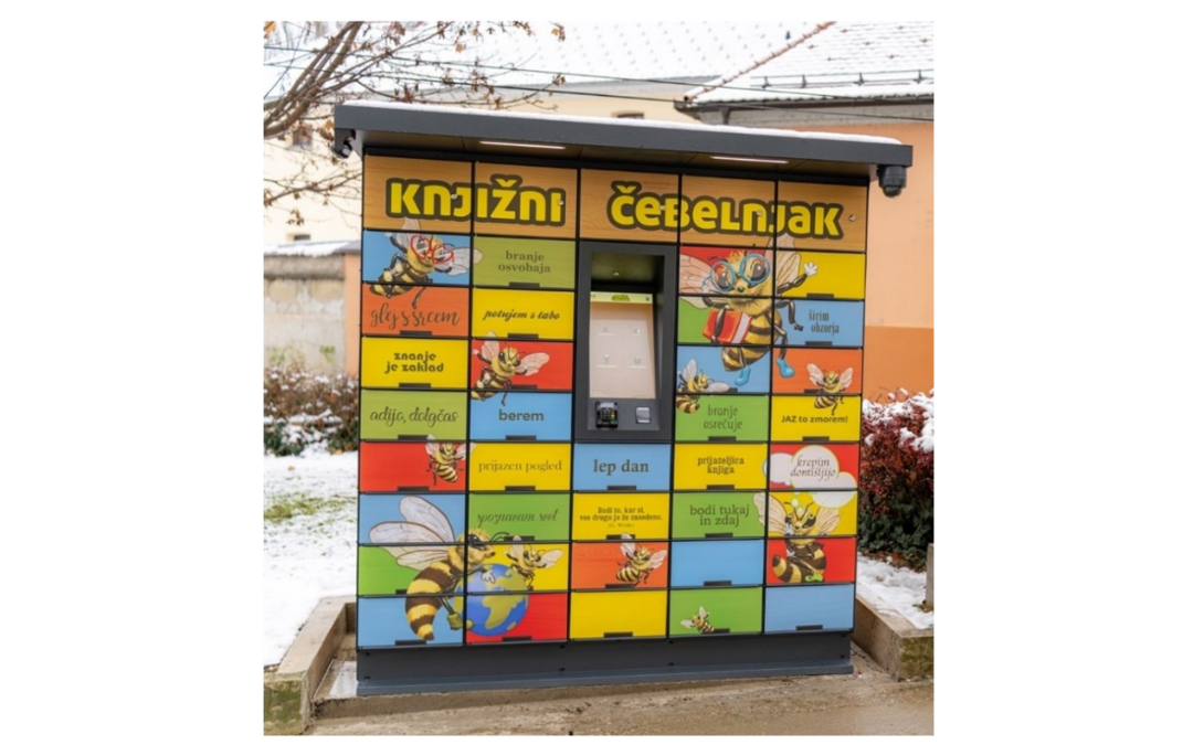 Knjižni čebelnjak na Ptuju. Vir: Knjižničarske novice Knjižni čebelnjak na Ptuju. Vir: Knjižničarske novice