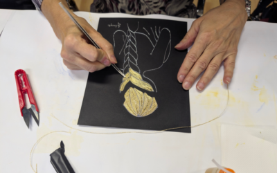 Ustvarjanje z okrasno nitko: Iz Skopja v Zasavje