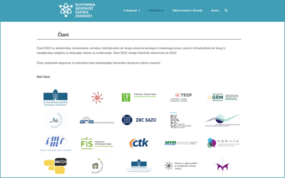 Andragoški center Slovenije član Slovenske skupnosti odprte znanosti