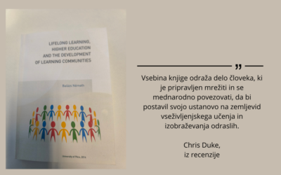 Balazs Nemeth, Lifelong learning, higher education and the development of learning communities