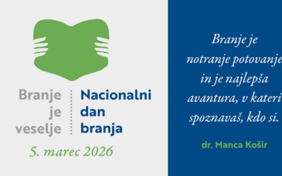 Vlada je razglasila 5. marec za nacionalni dan branja