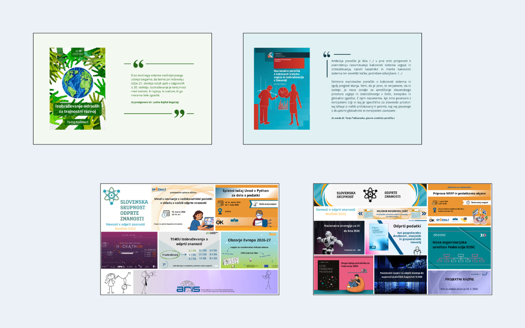 Aktualne pobude in razmisleki v slovenskem prostoru