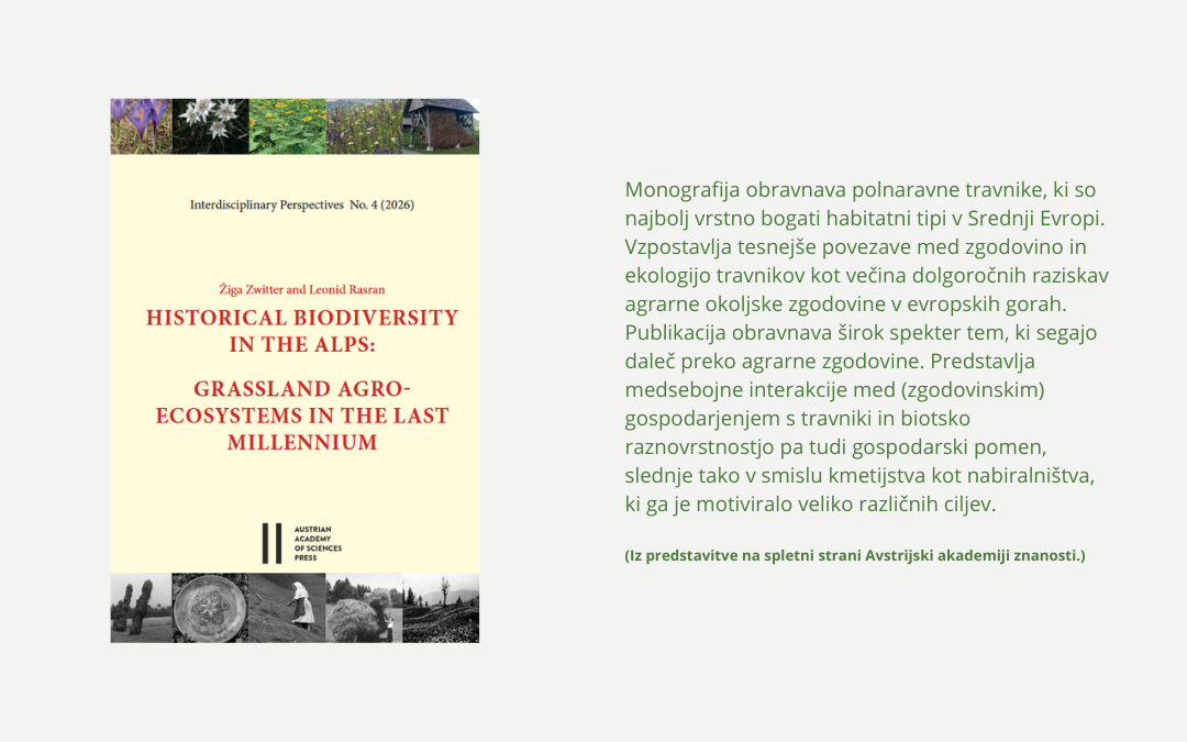 Predstavitev knjige o zgodovini biodiverzitete travnikov v Alpah