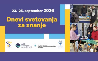 Dnevi svetovanja za znanje: od vprašanja do nove priložnosti