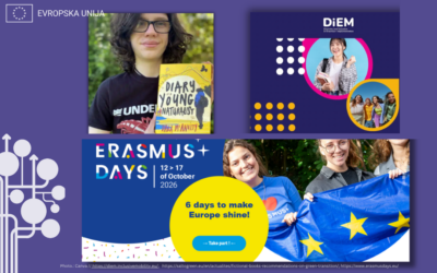 Dnevi Erasmus 2026: vključevanje, trajnost in evropske vrednote v praksi